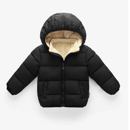 Manteau d’Hiver Épais pour Enfants – Chaud, Doublé & à Capuche avec Fourrure | Fille & Garçon | 3 à 6 ans - BLACKBEARD OUTDOOR INDUSTRIES