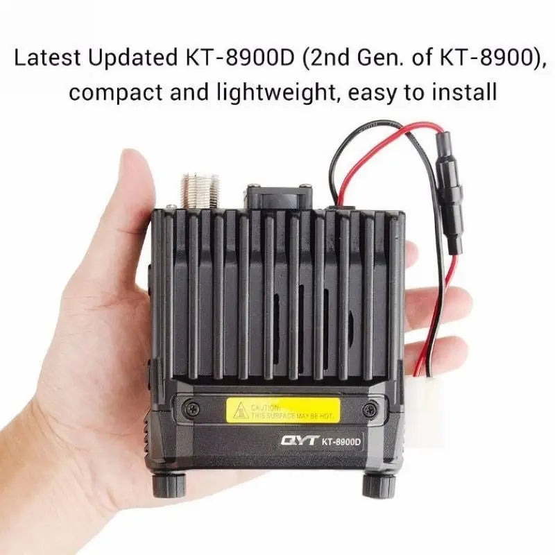 Radio Mobile VHF/UHF QYT KT-8900D – 25W, Double Bande, Quadruple Affichage LCD, 200 Canaux, IP55