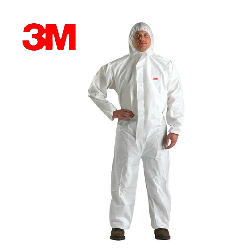 Combinaison de Protection 3M 4510 – Antistatique, Anti-éclaboussures, Non-Tissé Blanc