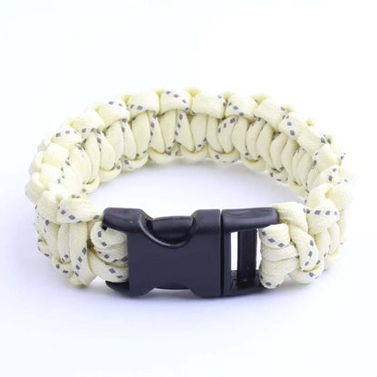 Bracelet Paracorde Phosphorescent 550lb – 4mm 9 Brins – Survie Militaire