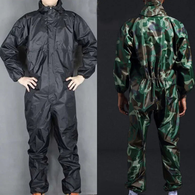 Combinaison de Pluie Homme et Femme - Résistante à la Poussière, aux Odeurs et aux Produits Chimiques BLACKBEARD OUTDOOR INDUSTRIES