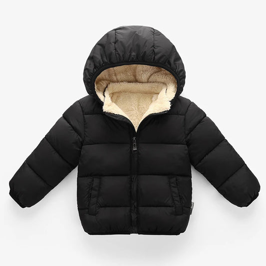 Manteau d’Hiver Épais pour Enfants – Chaud, Doublé & à Capuche avec Fourrure | Fille & Garçon | 3 à 6 ans - BLACKBEARD OUTDOOR INDUSTRIES