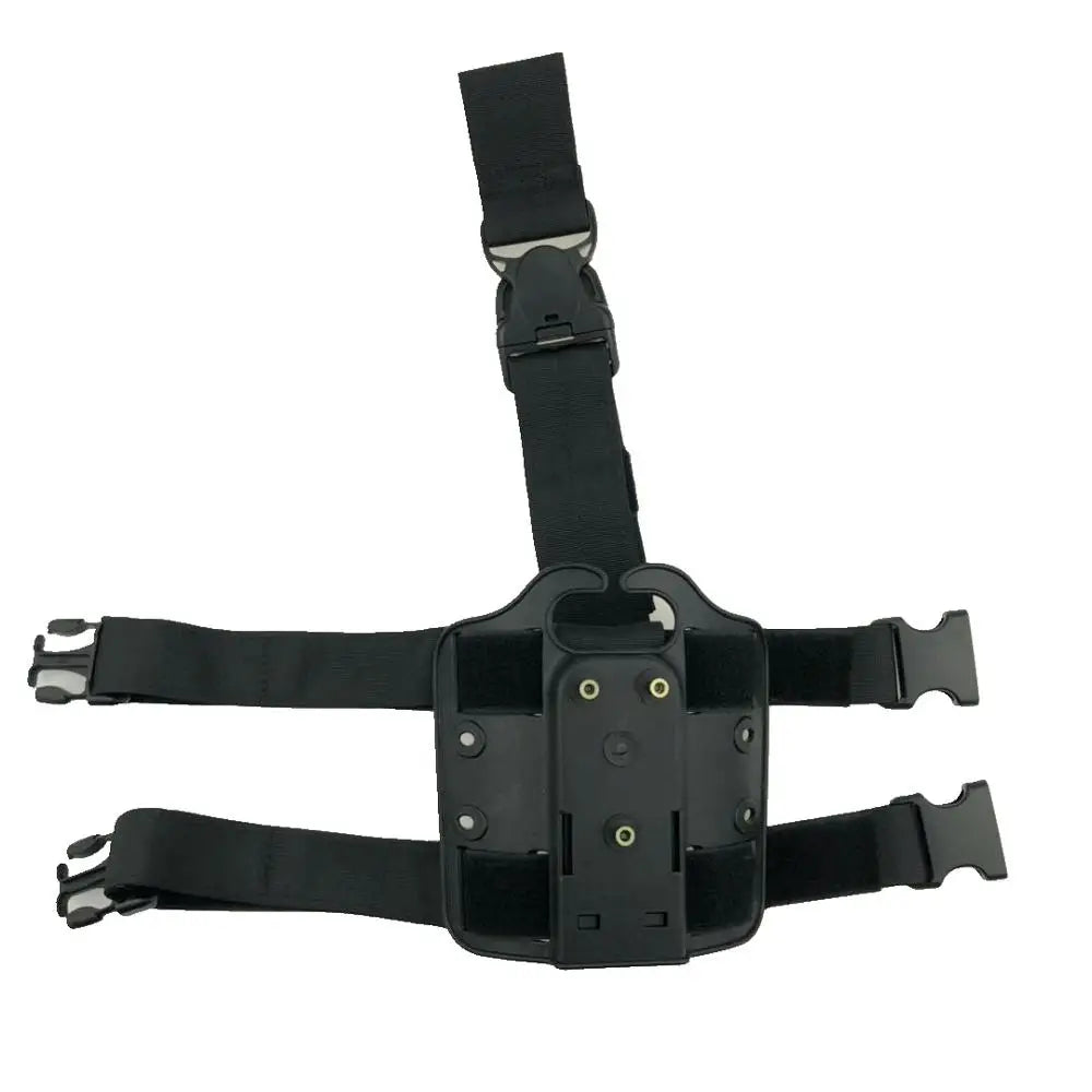 Holster Cuisse Tactique Drop Leg Glock 17/19/22/23/31/32 – Polymère, Compatible Lampe & Laser, Droitier | Noir, Vert, Tan - BLACKBEARD OUTDOOR INDUSTRIES