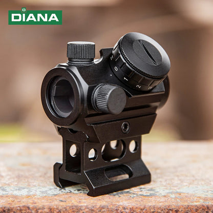 Viseur point rouge DIANA 1x22 avec rehausse