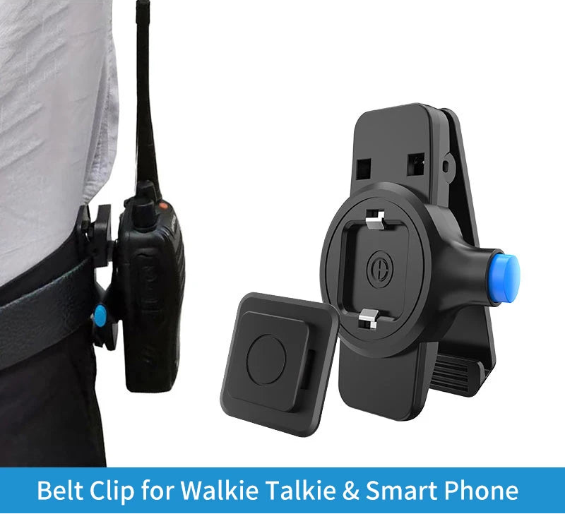 Clip Ceinture Universel Quick Release – Support Smartphone et Radio À Décrochage Rapide, Vertical ou Horizontal