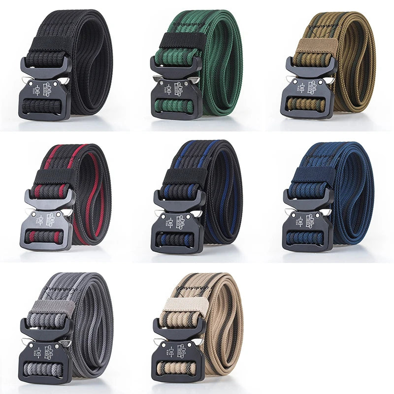 Ceinture tactique police nylon 1200D boucle métal - BLACKBEARD OUTDOOR INDUSTRIES