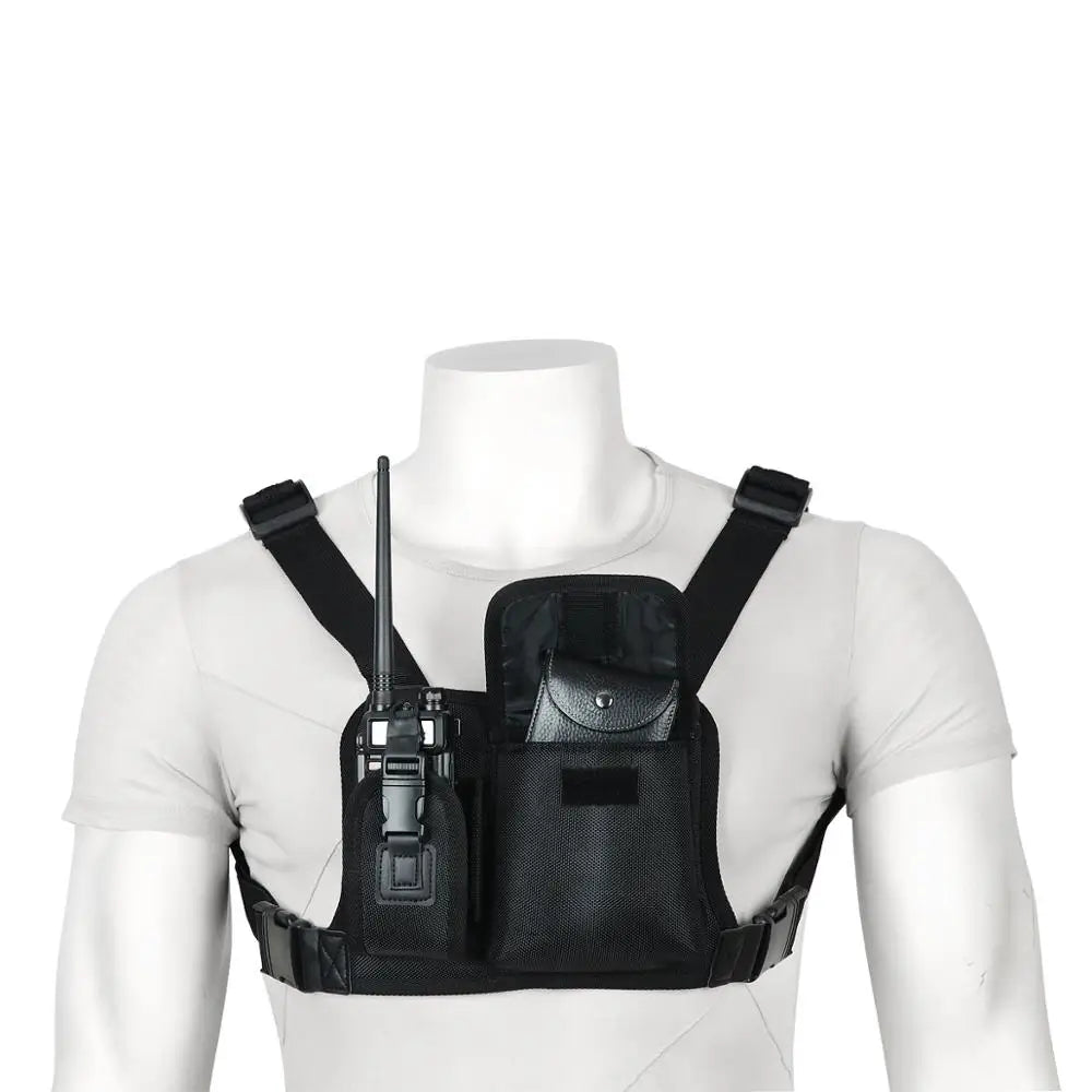 Holster Poitrine Tactique Radio Baofeng – Compatible UV-5R UV-9R UV-10R UV-S9 | 8 Modèles - BLACKBEARD OUTDOOR INDUSTRIES