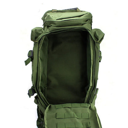 Sac à dos Tactique MOLLE 60L – Nylon Imperméable, Transport 2 Fusils, Chasse & Randonnée