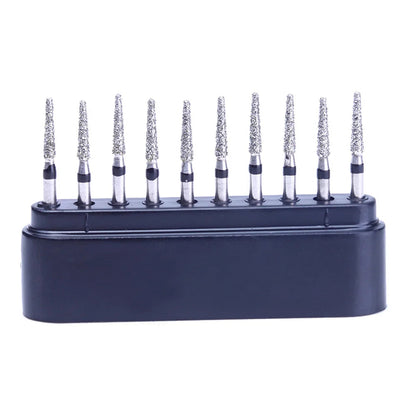 AZDENT Lot de 10 Fraises Dentaires Diamantées Ball Round Type FG 1.6mm – 25mm pour Turbine Haute Vitesse Ma boutique