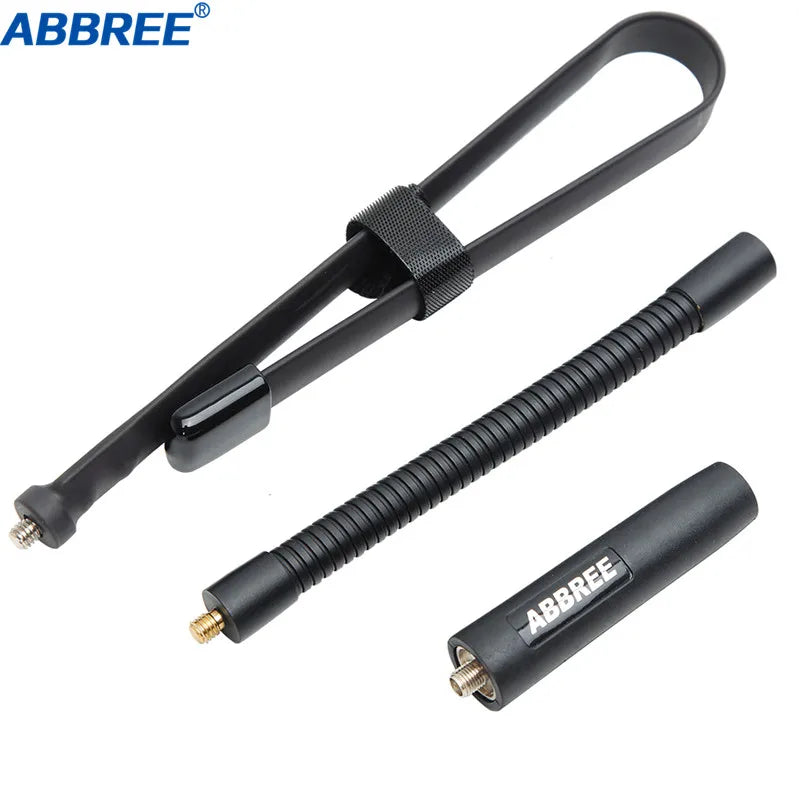 ABBREE AR-152 / AR-148 – Antenne Tactique avec Câble Coaxial SMA-Femelle pour Baofeng UV-5R / UV-82 / UV-9R Plus - BLACKBEARD OUTDOOR INDUSTRIES