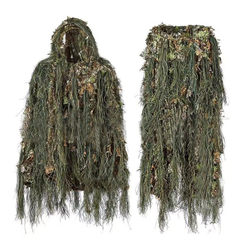Ensemble Camouflage Ghillie 3D Bionique pour Chasse et Surveillance BLACKBEARD OUTDOOR INDUSTRIES