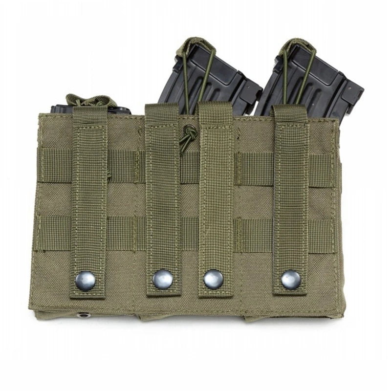 Tactical MOLLE Double/Triple Magazine Pouch pour AK, AR, M4, AR15 – Pour Pistolet et Fusil - BLACKBEARD OUTDOOR INDUSTRIES