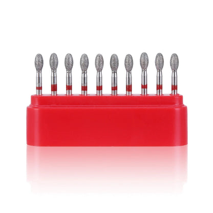 AZDENT Lot de 10 Fraises Dentaires Diamantées Ball Round Type FG 1.6mm – 25mm pour Turbine Haute Vitesse Ma boutique