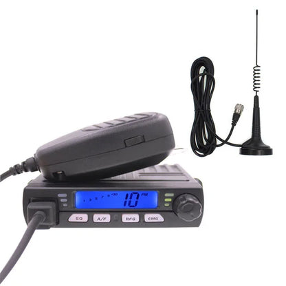 Radio CB ANYSECU CB-40M – Mini Émetteur-Récepteur 8W AM/FM, Bande 27 MHz, IP55