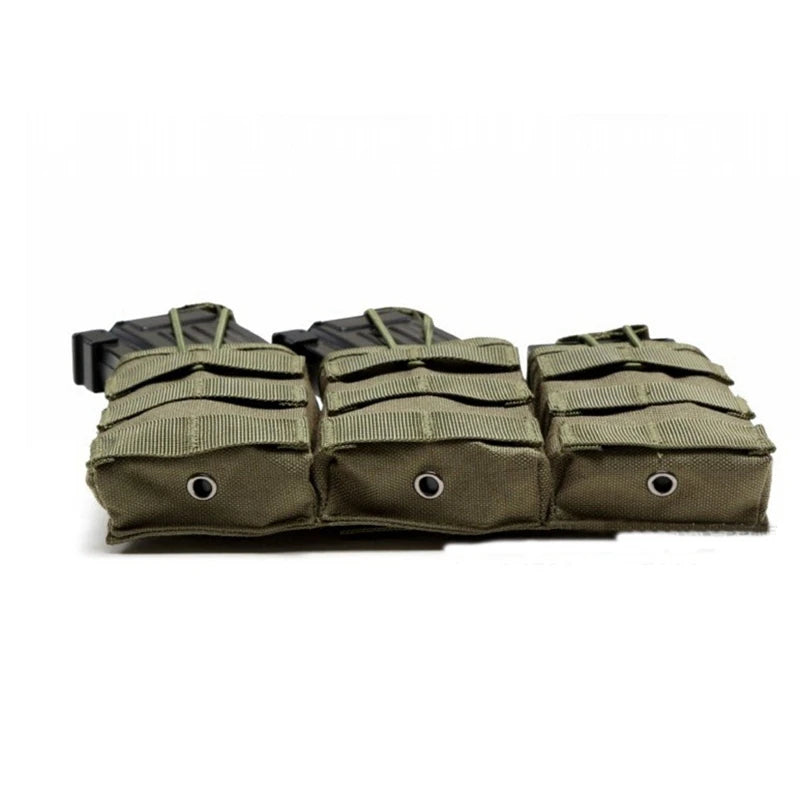 Tactical MOLLE Double/Triple Magazine Pouch pour AK, AR, M4, AR15 – Pour Pistolet et Fusil - BLACKBEARD OUTDOOR INDUSTRIES