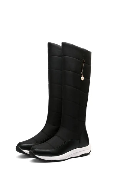 Bottes de neige montantes femme doublées