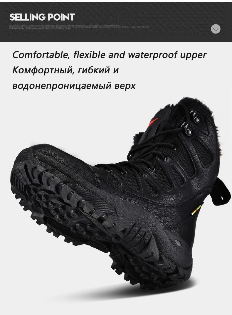 Bottes d'Hiver Femme Moipheng - Super Chaleur, Taille Plus, Chaussures à Plateforme, Bottes Moto à mi-mollet avec Doublure en Fourrure - Zapatos Para Mujer - BLACKBEARD OUTDOOR INDUSTRIES