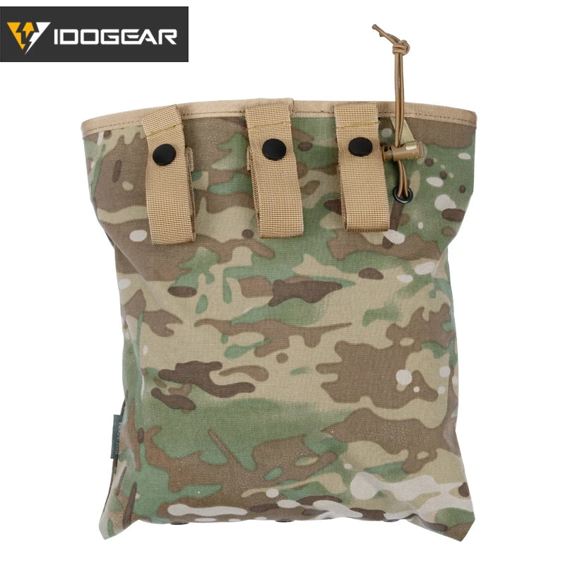 Poche Dump MOLLE Tactique IDOGEAR – Sac de Récupération Chargeurs / Mag Drop Pouch – Modèle 3550 - BLACKBEARD OUTDOOR INDUSTRIES