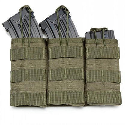 Tactical MOLLE Double/Triple Magazine Pouch pour AK, AR, M4, AR15 – Pour Pistolet et Fusil - BLACKBEARD OUTDOOR INDUSTRIES