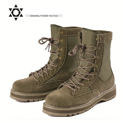 Boots Désert Ventilées Homme – Daim Suède, Style Commando Militaire, Pointures 39-46