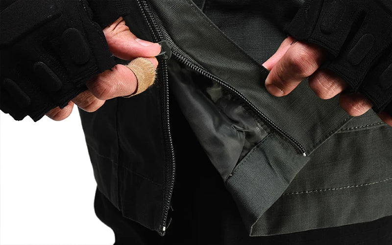 Veste Tactique M65 Camouflage US - Veste de Chasse et Randonnée Haut de Gamme avec Capuche - BLACKBEARD OUTDOOR INDUSTRIES