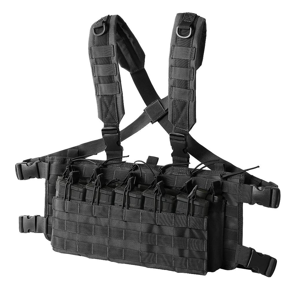 Chest rig MOLLE tactique ajustable
