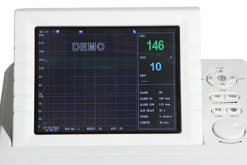 Moniteur Fœtal CONTEC CMS800G – Surveillance FHR TOCO FMOV 24H
