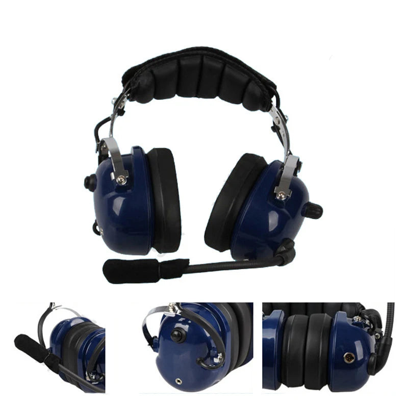 Casque Antibruit Professionnel 3 Boutons PTT + VOX – Compatible Kenwood 2 Broches, Baofeng, TYT