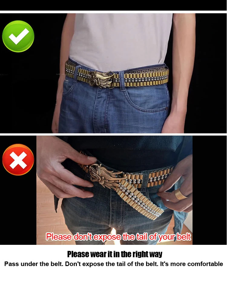 Ceinture en Cuivre Pur pour Homme Ma boutique