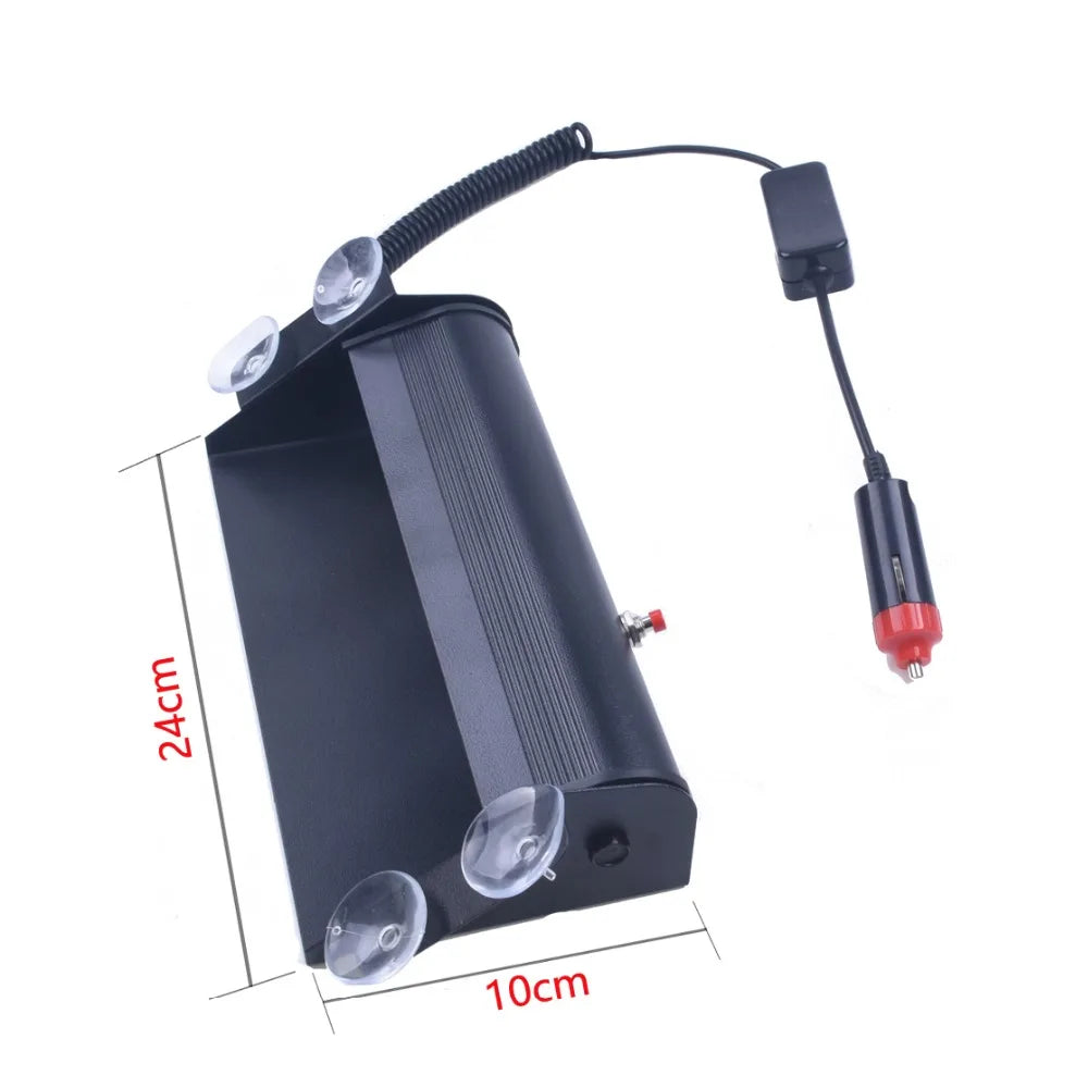 Gyrophare LED Stroboscopique Police — Feux d'Urgence Bleu 12V - BLACKBEARD OUTDOOR INDUSTRIES
