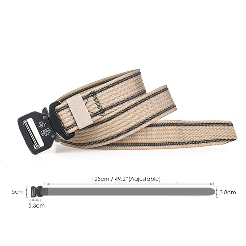 Ceinture tactique police nylon 1200D boucle métal - BLACKBEARD OUTDOOR INDUSTRIES