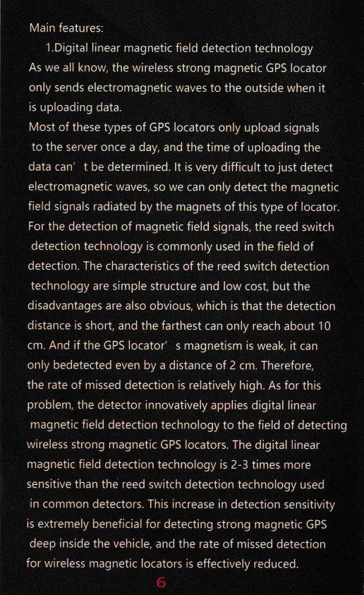Détecteur de signaux portatif Hk-809 Ma boutique