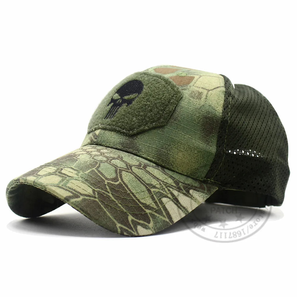 Casquette Tactique LIBERWOOD Skull Operator – Style SWAT, Forces Spéciales, Airsoft & Outdoor - BLACKBEARD OUTDOOR INDUSTRIES