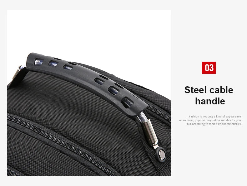 Sac à Dos Imperméable 20 pouces avec Port USB – Sac École et Voyage Antivol Unisexe à Haute Capacité - BLACKBEARD OUTDOOR INDUSTRIES