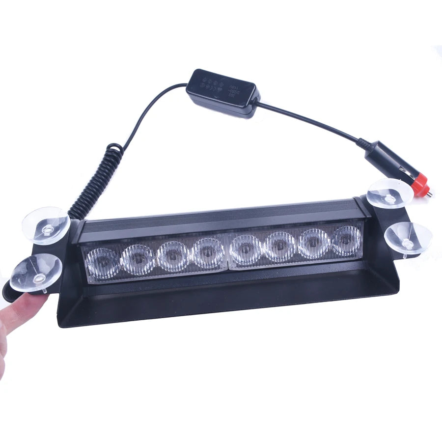 Gyrophare LED Stroboscopique Police — Feux d'Urgence Bleu 12V - BLACKBEARD OUTDOOR INDUSTRIES