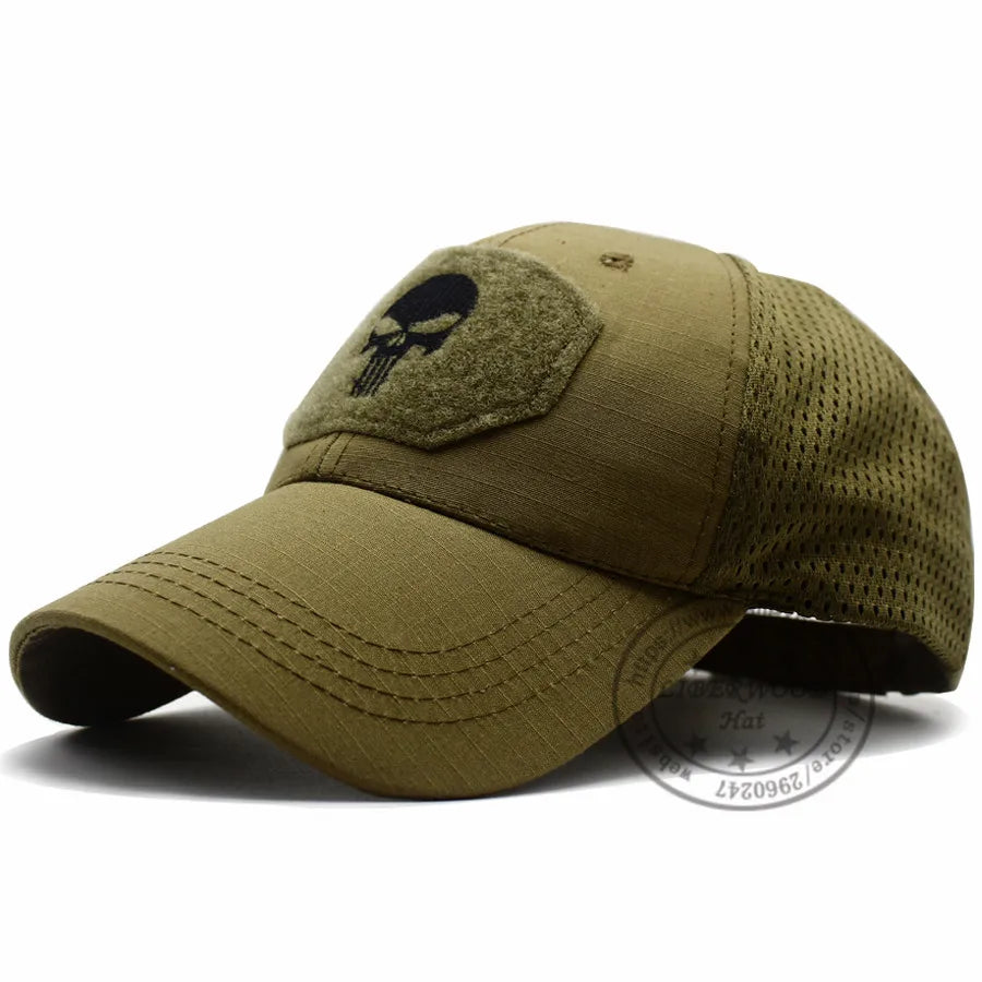 Casquette Tactique LIBERWOOD Skull Operator – Style SWAT, Forces Spéciales, Airsoft & Outdoor - BLACKBEARD OUTDOOR INDUSTRIES