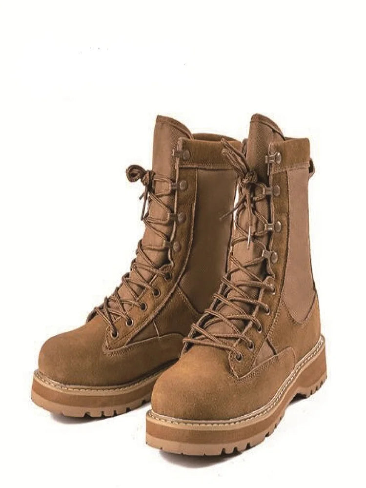 Boots Désert Ventilées Homme – Daim Suède, Style Commando Militaire, Pointures 39-46
