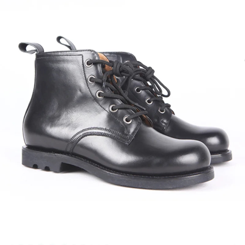 Boots Militaires Cuir Pleine Fleur Homme LASIBODELA
