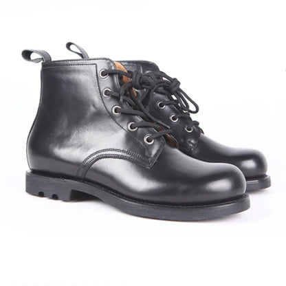 Boots Militaires Cuir Pleine Fleur Homme LASIBODELA