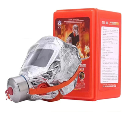 Masque d'Évacuation Incendie 30 Minutes – Respirateur Anti-Fumée & Gaz Toxiques - BLACKBEARD OUTDOOR INDUSTRIES