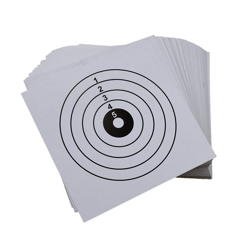 CIBLE MURALE ACIER  AVEC PIÈGE À BALLES – DESIGN EN CONE, 5 TYPES DE PAPIERS INCLUS Ma boutique