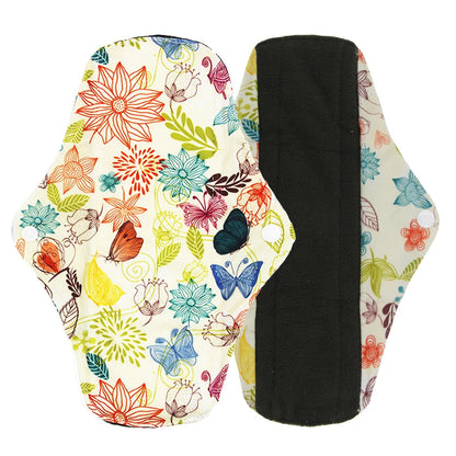 VEJYO – Lot de 5 Serviettes Hygiéniques Lavables en Charbon de Bambou Réutilisables Ma boutique