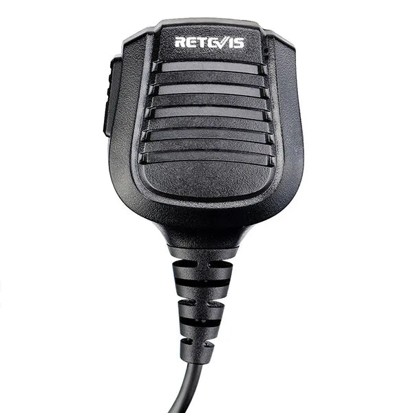 Retevis Lot de 10 Microphones Haut-Parleurs Étanches 2 Pin IP54 avec Jack Audio 3.5mm PTT - BLACKBEARD OUTDOOR INDUSTRIES