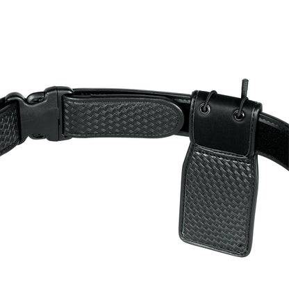 Etui Holster Ceinture Universel pour Talkie-Walkie – Porte-Radio Professionnel pour Agents de Securite, Portiers et Personnel en Uniforme – Nylon / Simili Cuir