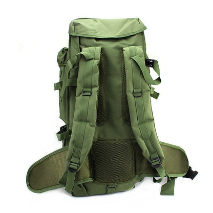 Sac à dos Tactique MOLLE 60L – Nylon Imperméable, Transport 2 Fusils, Chasse & Randonnée