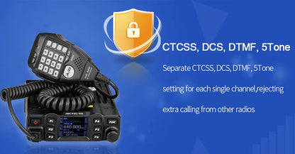 Retevis RT95 – Radio Mobile Bi-Bande VHF/UHF 25W | Transceiver Voiture, Camping, Base Station - BLACKBEARD OUTDOOR INDUSTRIES