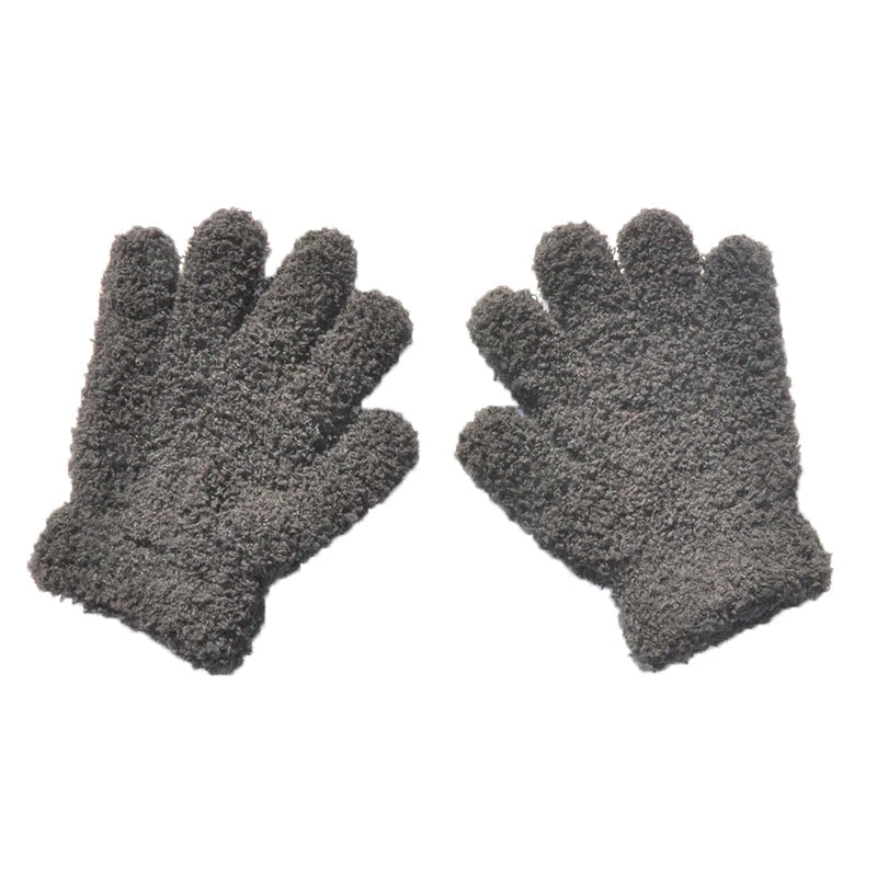 Paire de gants pour enfant en velours hiver Ma boutique