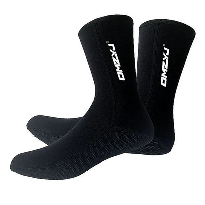 Chaussettes Néoprène 5MM Plongée – Haute Élasticité, Antidérapant | Surf, Snorkeling, Natation | XS à XL