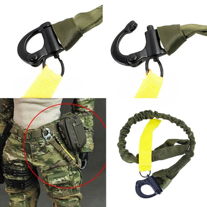 Sangle de Fusil de Chasse Multifonction – Sling Tactique en Nylon avec Crochet Métallique et Corde à Libération Rapide BLACKBEARD OUTDOOR INDUSTRIES