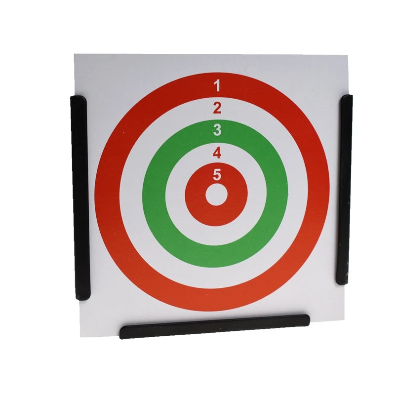CIBLE MURALE ACIER  AVEC PIÈGE À BALLES – DESIGN EN CONE, 5 TYPES DE PAPIERS INCLUS Ma boutique